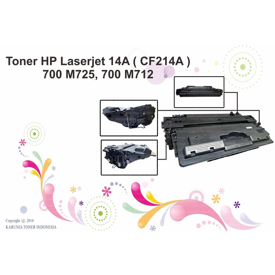 Jual Cartridge Compatible Toner Laserjet 14A ( CF214A ) | Shopee Indonesia