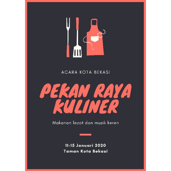 Jual Jasa Desain Poster Kuliner Shopee Indonesia