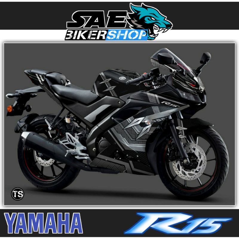 Jual DECAL FULLBODY R15 V3 BLACK BATMAN | Shopee Indonesia