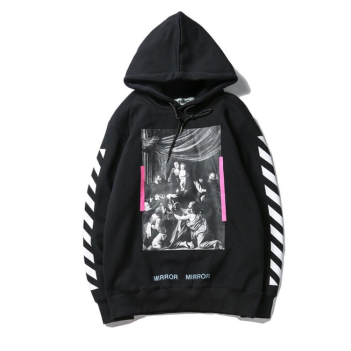 Off white mirror shop mirror hoodie price