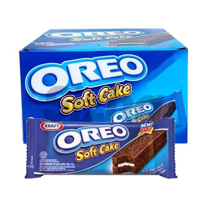 Jual Oreo Soft Cake 1 box | Kraft Keju Cake | Biskuat BOLU 16 gram x 12 ...