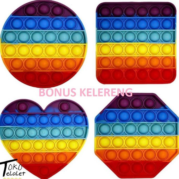 Jual Promo Fidget Stress Push Pop It Anti Stress Toy Original Premium ...