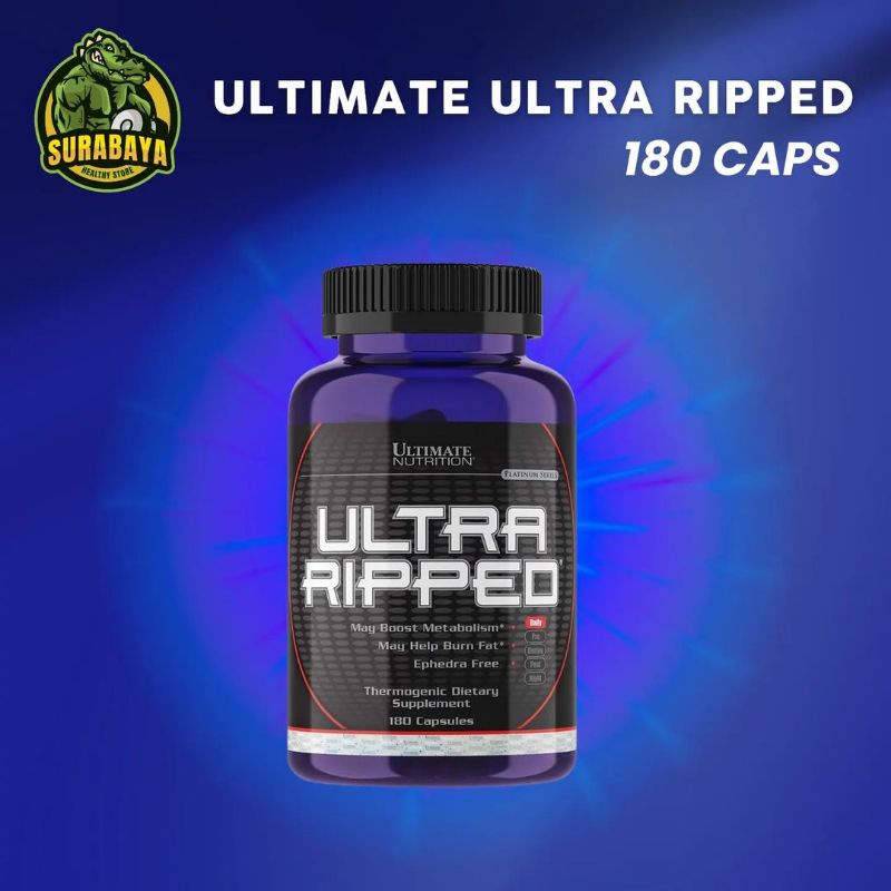 Jual Ultimate Nutrition Ultra Ripped 90 180 Capsules Fat Burner ...