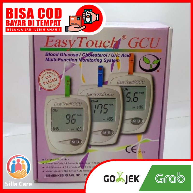 Jual Easy Touch Gcu Alat Tes Cek Pengukur Gula Darah In Kolesterol