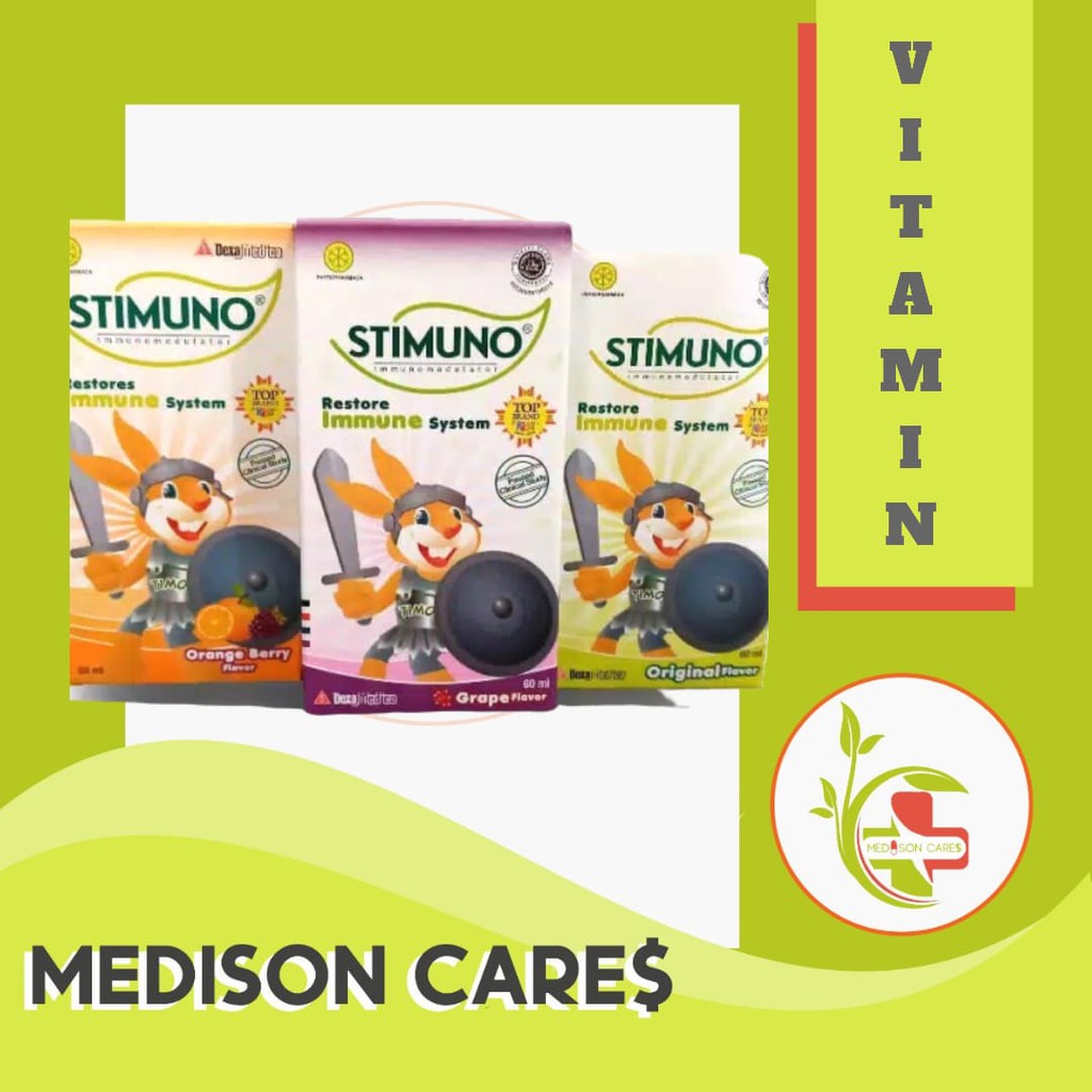Jual stimuno sirup 60ml all variant vitamin anak | Shopee Indonesia