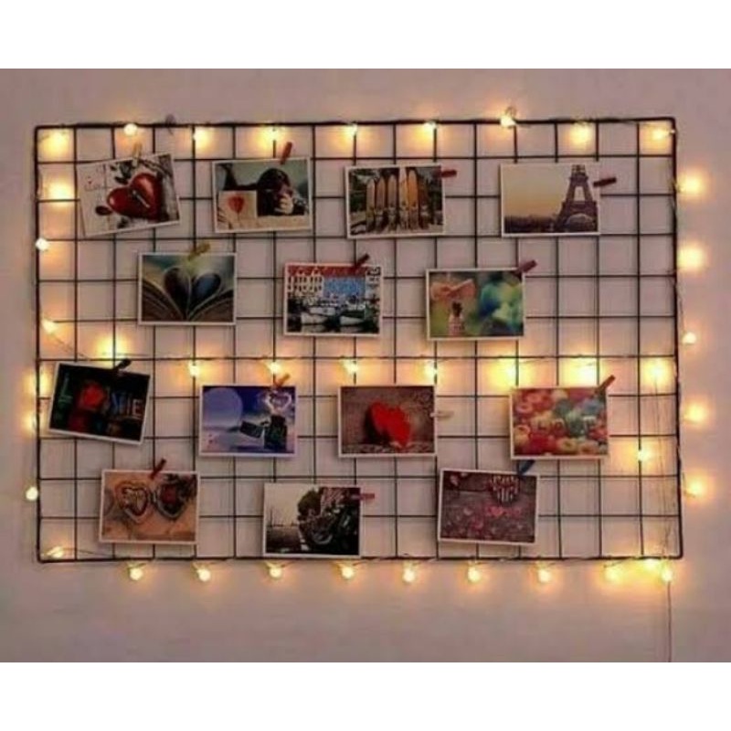 Jual Wall grid / hijang / wall decor Hijang Wire Mesh Grid Wall Hiasan ...