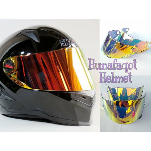 Jual VISOR KACA HELM SNAIL FFS1 PNP KYT VENDETTA 2 RC7 R10 K2R C5