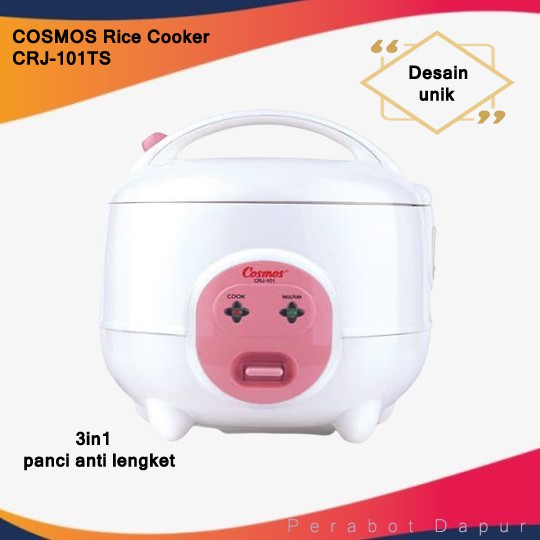 Jual Rice Cooker Cosmos Magic Com 0.6 Liter CRJ-101TS / CRJ 101 TS ...