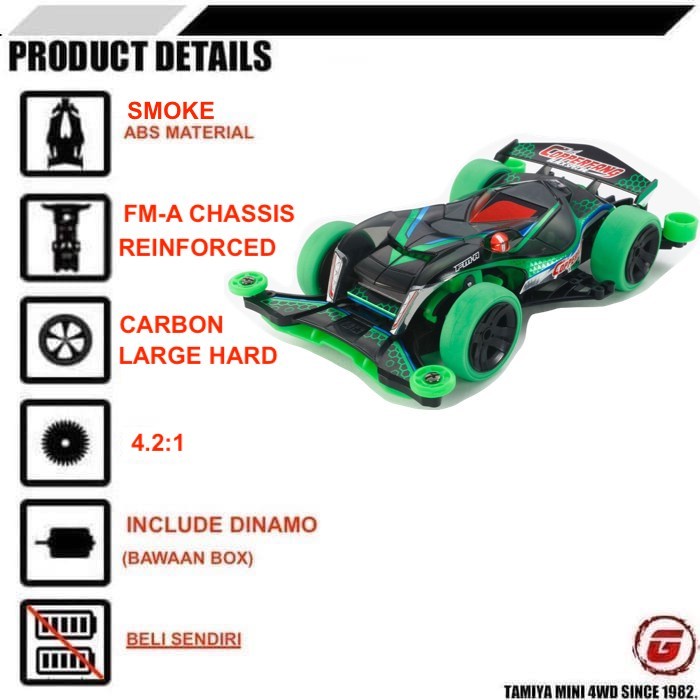 Jual TAMIYA 95589 COPPERFANG BLACK SPECIAL TERBARU