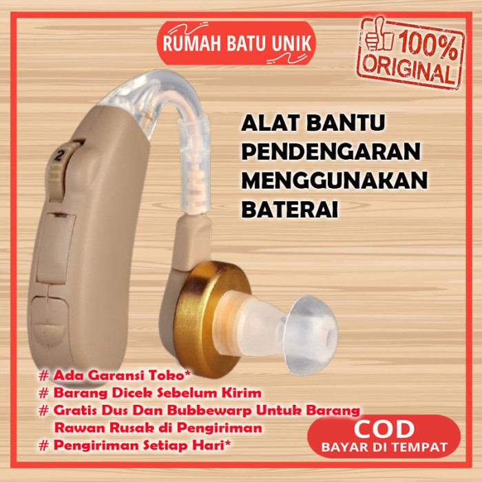 Jual ALAT BANTU DENGAR NYALA 600 JAM PENDENGARAN TELINGA ORIGINAL ...