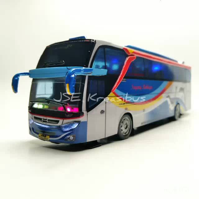 Jual Miniatur bus SUGENG RAHAYU body SAL Jb3 Full Lampu skala 64 ...