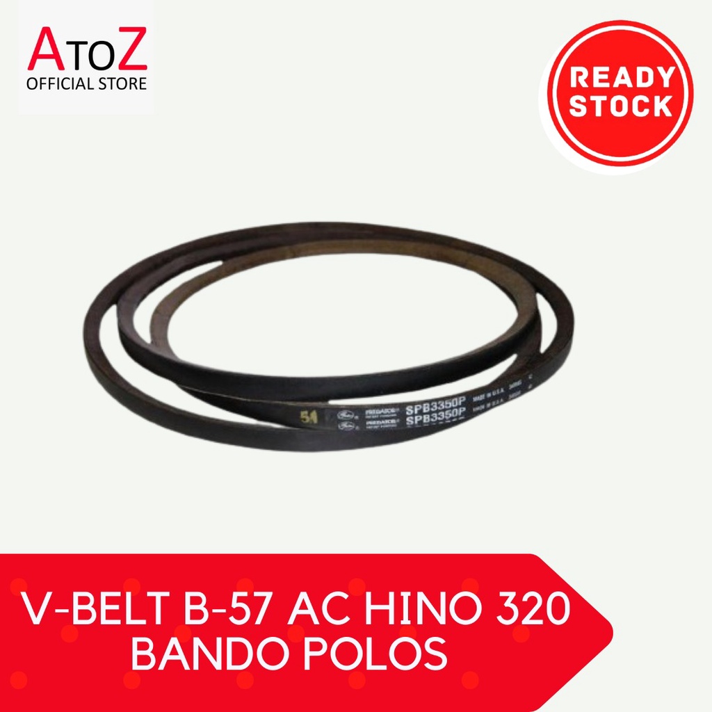 Jual VanBelt - V Belt - Fan Belt V-BELT B-57 AC HINO 320 BANDO (POLOS ...