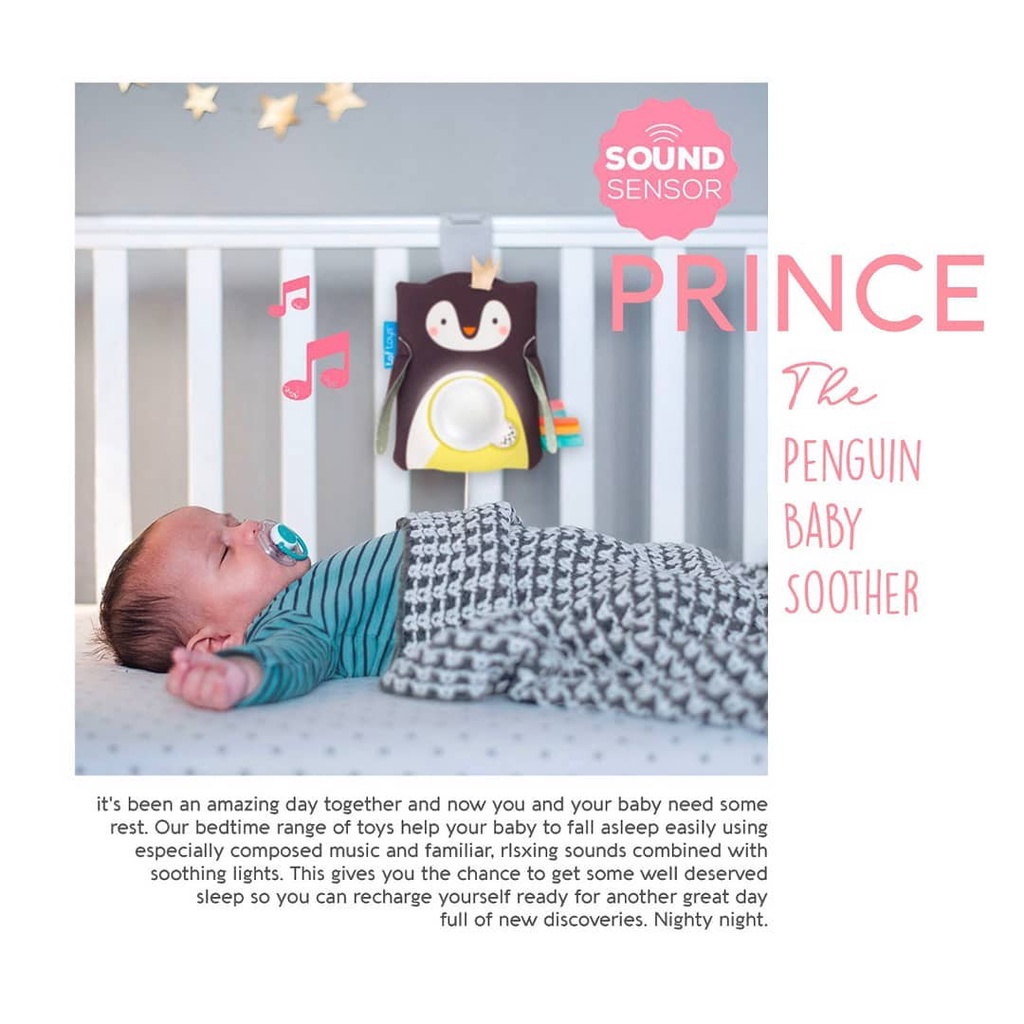 Taf toys prince cheap the penguin baby soother