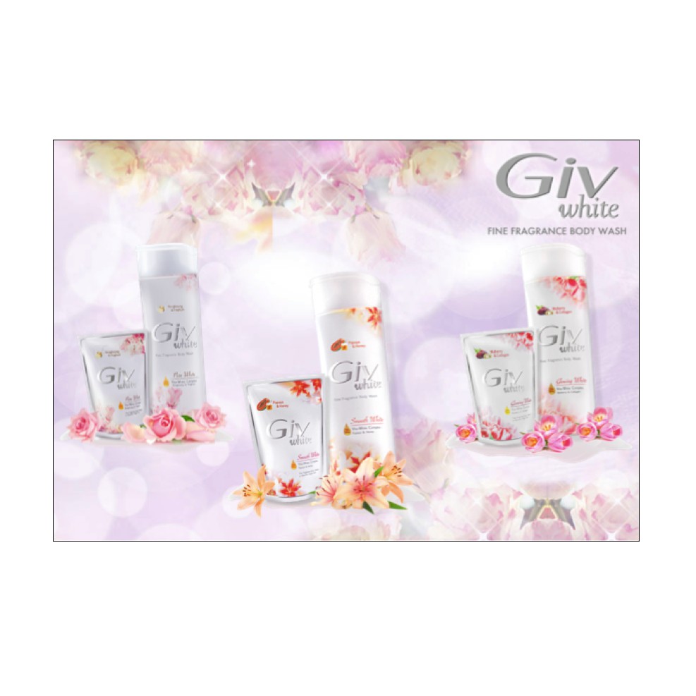 Jual Giv White Body Wash Pouch Refill All Varian Ml Ml Shopee Indonesia