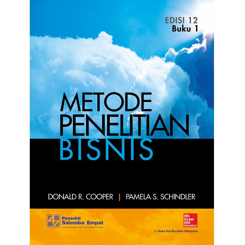 Jual Metode penelitian bisnis buku 1 / cooper schindler | Shopee Indonesia
