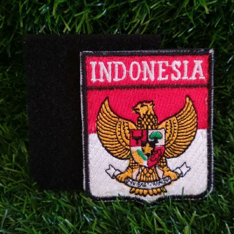 Jual Bordir Velcro Garuda Indonesia Emblem Patch Garuda Pelkro Prepetan Aksesoris Seragam Dinas