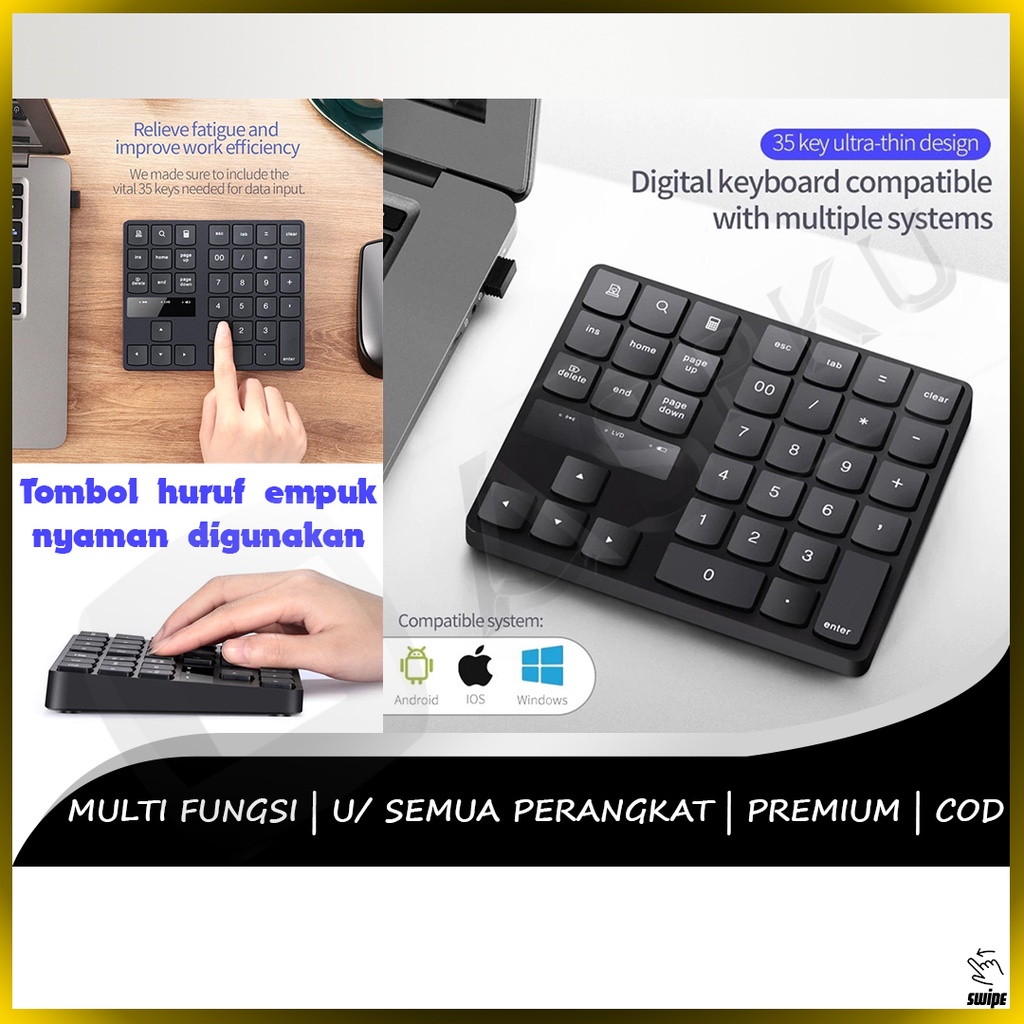 Jual Premium Numeric Wireless V3 Numpad Komputer Computer Laptop ...