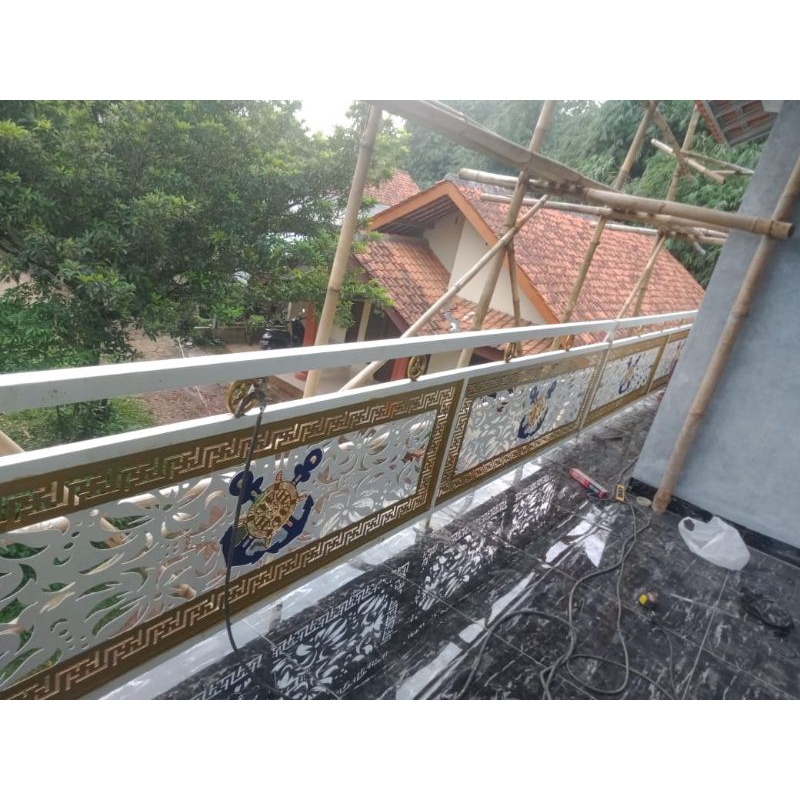 Jual pagar Balkon / Railing Teras Laser Cutting | Shopee Indonesia