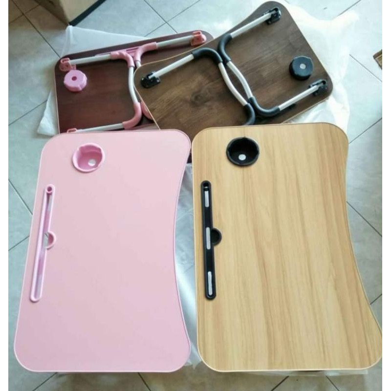 Jual Meja Laptop MDF/Fiberboard Warna Pink Krem | Shopee Indonesia