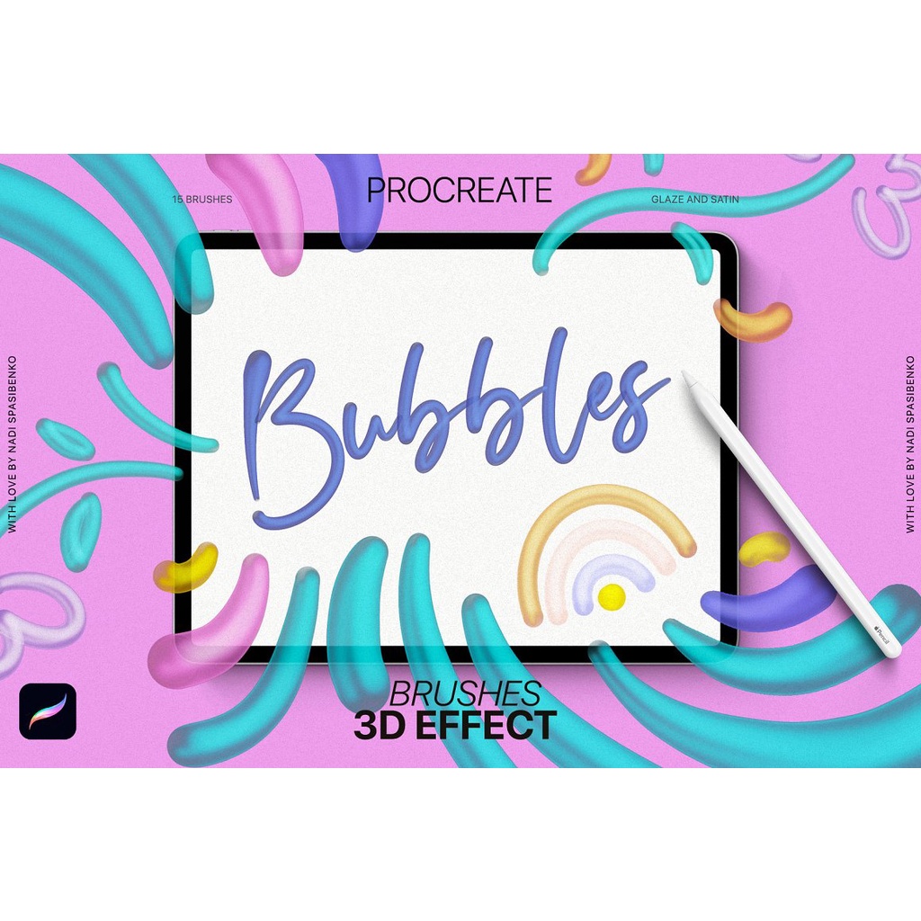 Jual Procreate Brush - 3D Effect Procreate Brushes | Shopee Indonesia