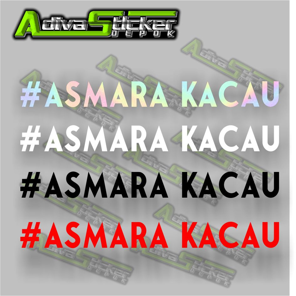 Jual STIKER CUTTING ASMARA KACAU | Shopee Indonesia