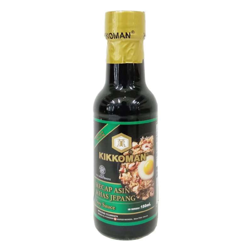 Jual Kikkoman Soy Sauce Halal (Kecap Asin Khas Jepang) 150 ml Shopee