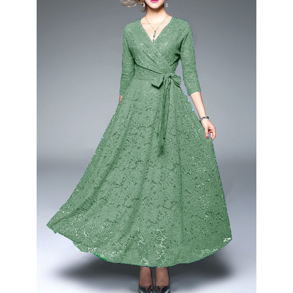 model baju dress panjang elegan La Femme Long Simple Formal Prom Dress main image 0