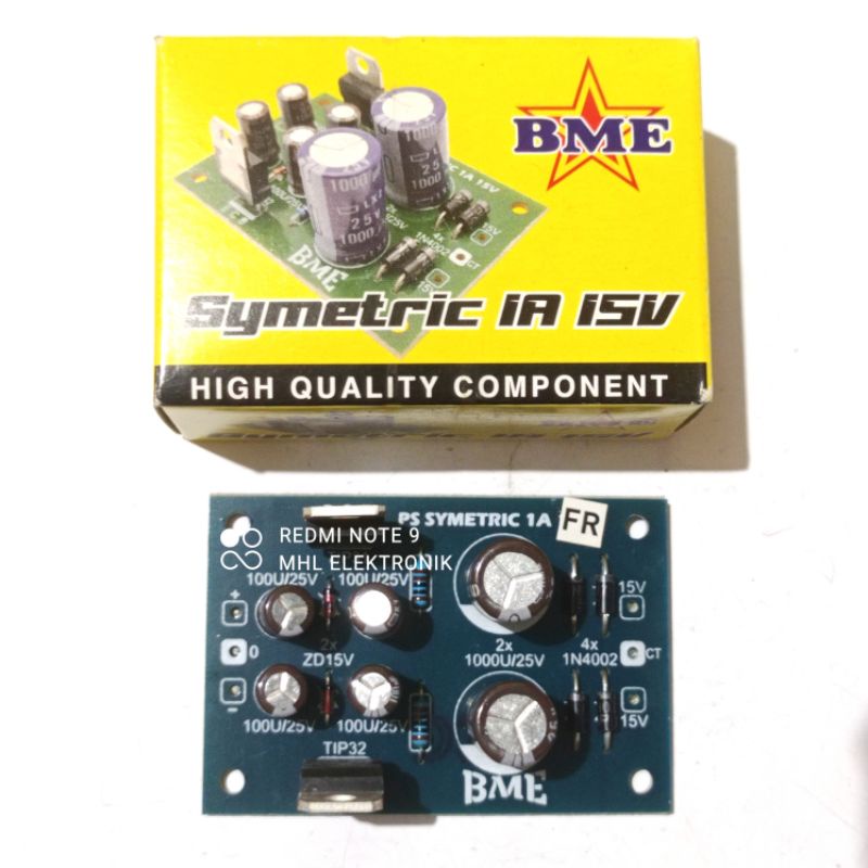 Jual Kit Power Supply Simetris 15 Volt CT 1A BME | Shopee Indonesia