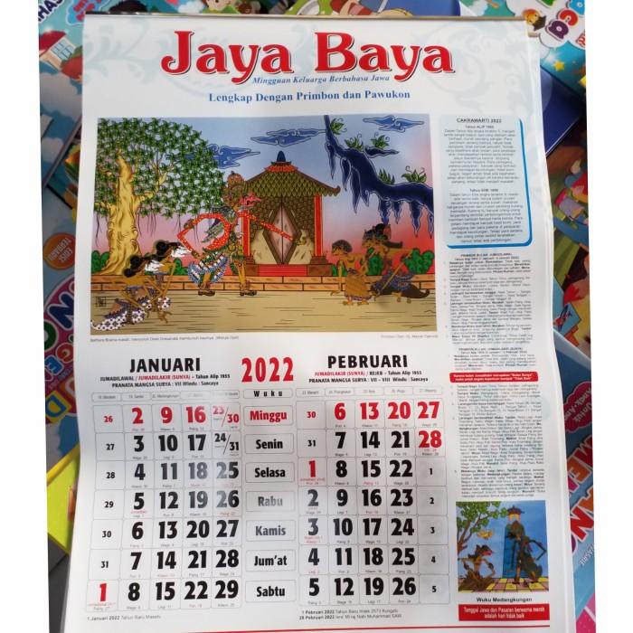 Jual Kalender Jaya Baya Jayabaya 2022 Kalender Primbon Jawa Original Shopee Indonesia 1547