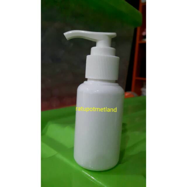 Jual Botol Ml Pet Plastik Tubular Putih Pump Putih Shopee Indonesia