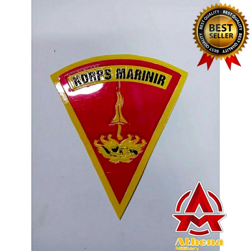 Jual Stiker Embos Marinir Segitiga|Stiker Segitiga Marinir|Stiker ...