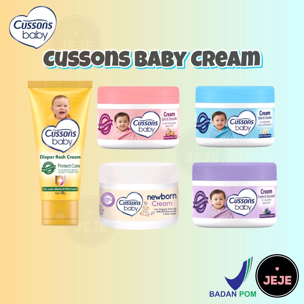 Jual Cussons Baby Cream Gentle Smooth Fresh Newborn Diaper Rash