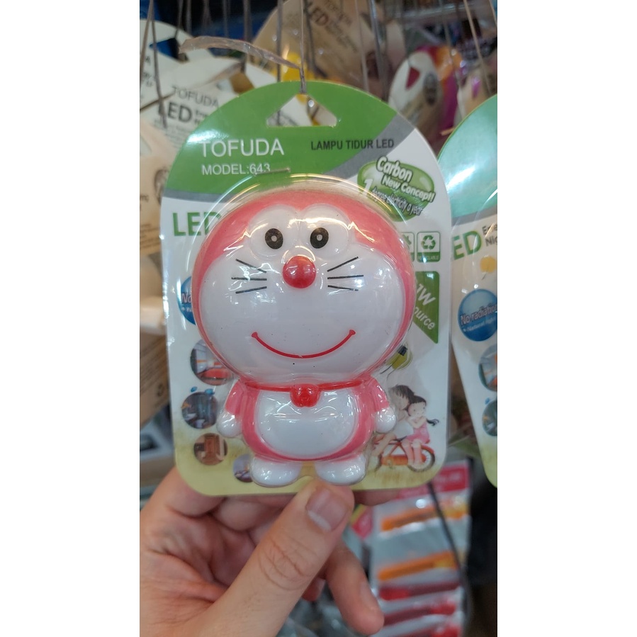 Jual Lampu Tidur LED Doraemon Hello Kitty (Hanya 0,1 Watt) | Shopee ...