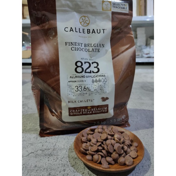 Jual CALLEBAUT 823 MILK CHOCOLATE 33.6 % - 500 Gr | Shopee Indonesia