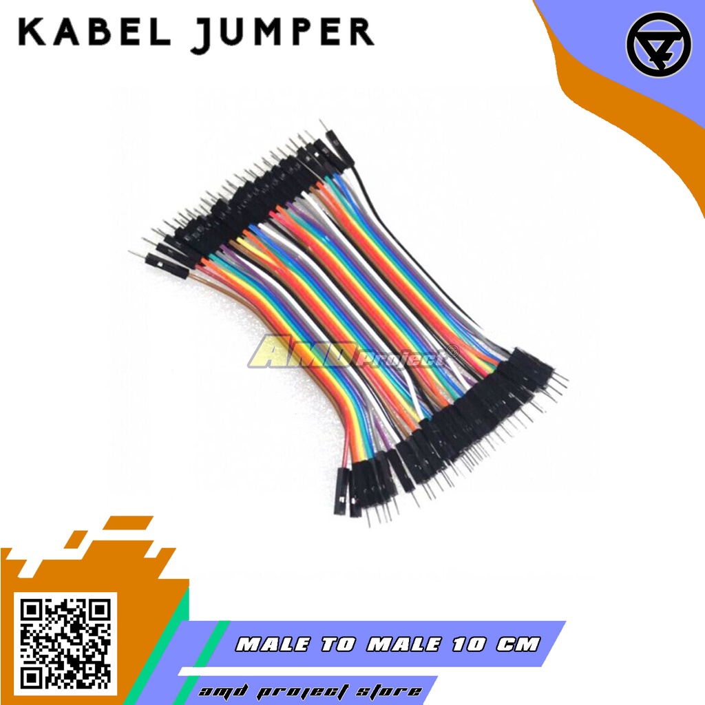 Jual Kabel Jumper Male To Male Cowok Mtm Berbagai Ukuran Isi Jalur Shopee Indonesia