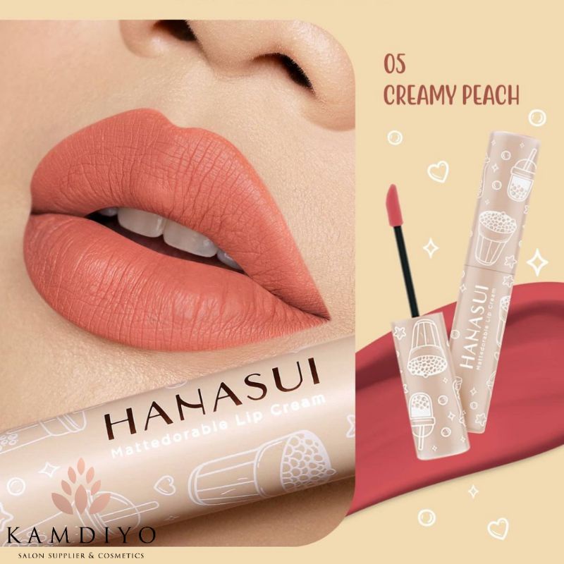 Jual Hanasui Mattedorable Lip Cream Boba Edition 4gr Shopee Indonesia