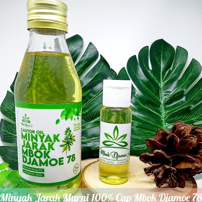 Jual Castor Oil / Minyak Jarak Premium Cap Mbok Djamoe 78 Murni 100% ...