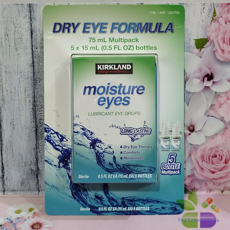 Jual Kirkland Signature Moisture Eyes Lubricant Eye Drops 1pack (5