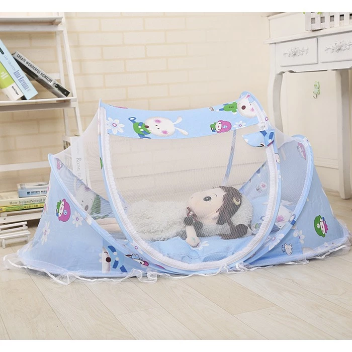 TEMPAT TIDUR KELAMBU BAYI SERIES 3IN1 DENGAN KASUR DAN BANTAL | AutoStock