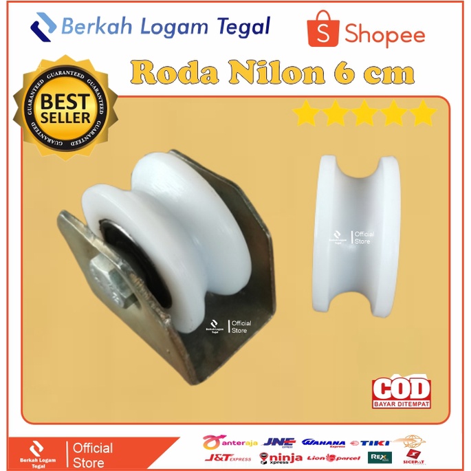 Jual Roda Pagar Nilon Roda Gerbang 6 Cm Shopee Indonesia 9071