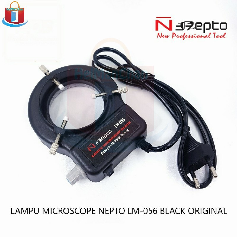 Jual LAMPU MICROSCOPE NEPTO LM-056 BLACK ORIGINAL 71571 | Shopee Indonesia