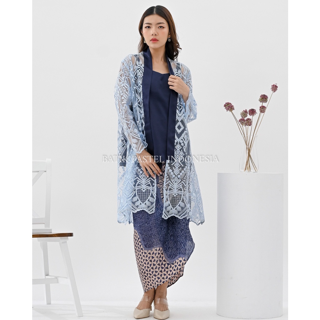 Jual Ayana Set Inner Outer Brokat dan Rok Batik Viscose Cap Tradisional ...