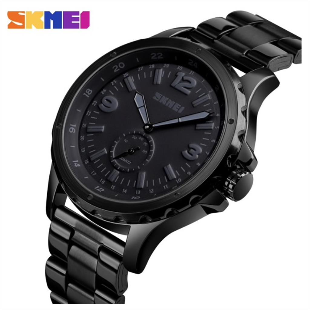 Jual Jam Tangan Pria SKMEI 1513 Black Men Analog Jam Tangan Analog Original SKMEI Shopee Indonesia