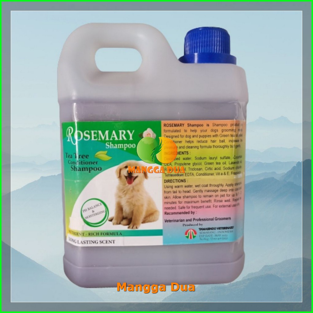 Jual ROSEMARY DOG 1L 1LITER 1000ML ORIGINAL EXPIRED TERPANJANG SHAMPOO