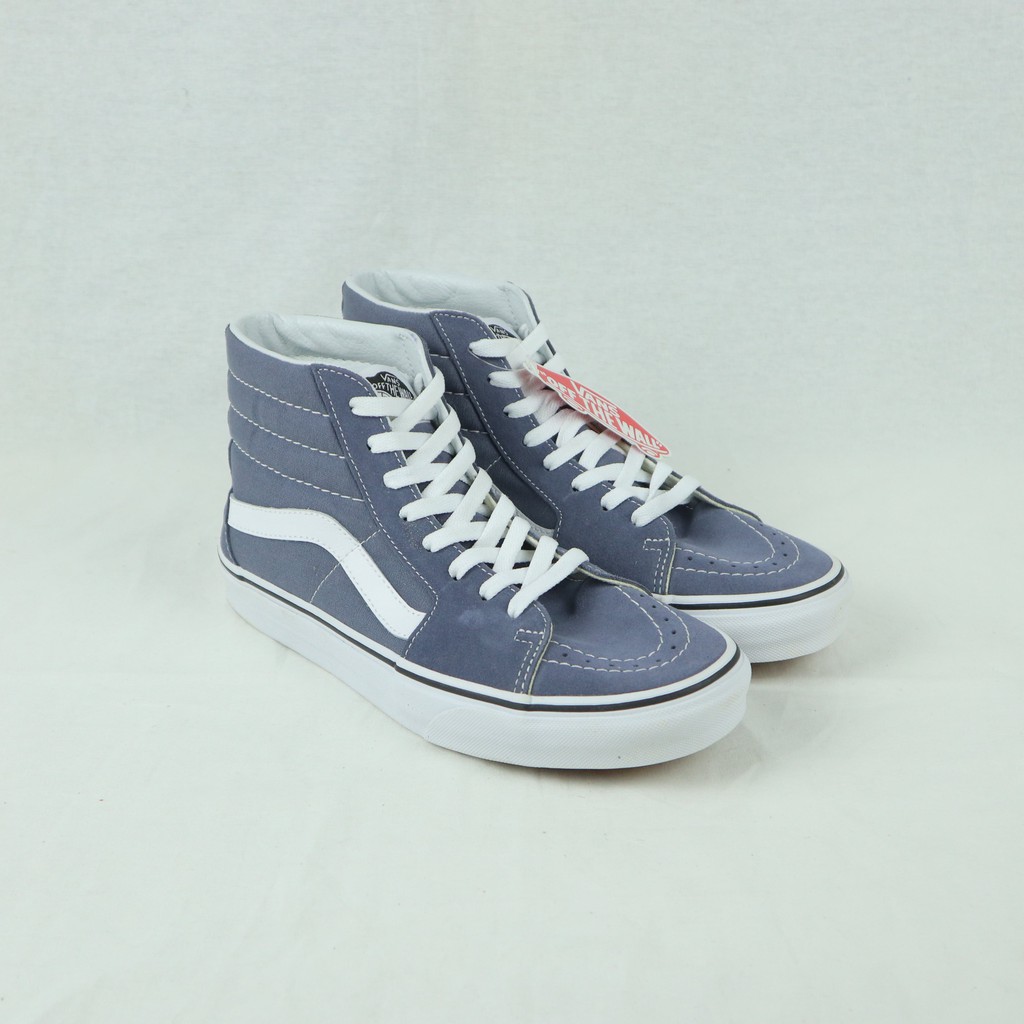 Jual VANS SK8 HI GRISAILLE TRUE WHITE Shopee Indonesia