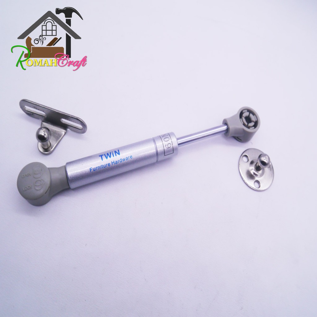 Jual Gas Spring MINI 180mm membuka pintu kabinet Loaded Lid Stays (Free ...
