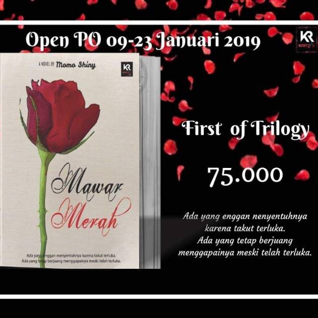 Jual Novel Mawar Merah by Momo Shiny | Shopee Indonesia