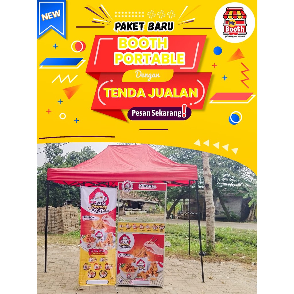 Jual Booth Portable Meja Portable Meja Jualan Meja Promosi Meja Pameran Event Desk 4006