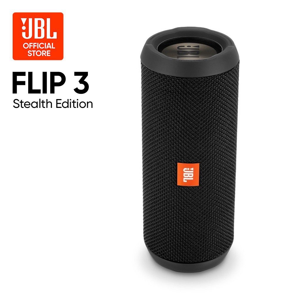 Jbl flip 3 stealth 2024 edition black bluetooth speaker