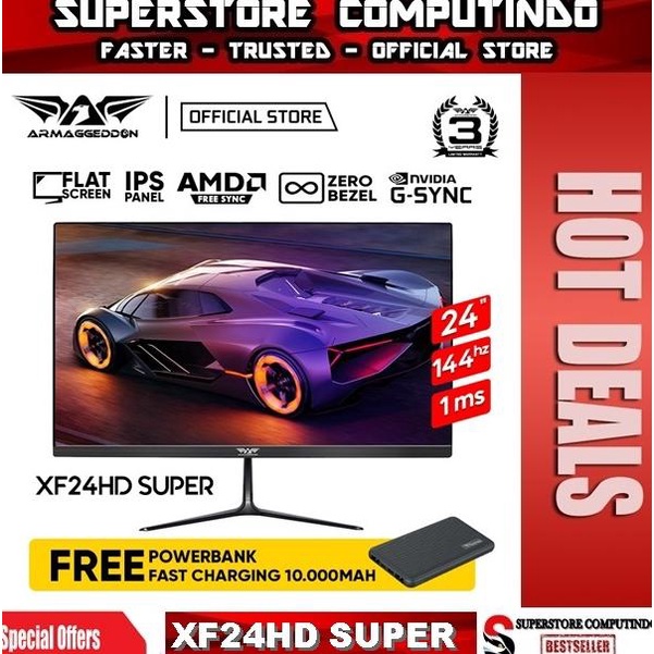 Jual Armaggeddon Pixxel+ Xtreme XF24HD Super Gaming Monitor MONITOR LED